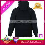 Black Winter Motorcycle Down Jacket thumbnail-2