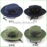 Custom Floppy Fishing Hat Cap Men Military Boonie Bucket Hats With String thumbnail-1