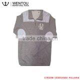 Fashionabel Preppy Look Monogram Seersucker Soft Pullover thumbnail-1