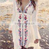 Walson Women's Long Lace Swimsuit Bikini Cover Up Beach Dress Bathing Suit thumbnail-3