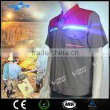 Wholesale hi Vis Waterproof Led Flashing Work T-shirt