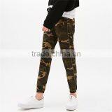 Joggers Camouflage Plush Womens Khaki Work Pants With Elastic Rope thumbnail-2