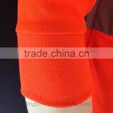 HV Orange Long Sleeve Sew-on Reflective Tape ANSI Manufacturer Security T-shirt thumbnail-5