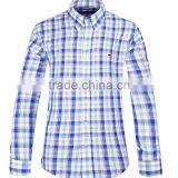 2017 New Fashion Plaids Mens Long Sleeve Casual Shirt Wholesale thumbnail-2