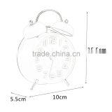 Free Shipping! Round Shape Large Size Silent Alarm Clock Fashion Personality Lazy Student Kid Alarm Clock Beside Bed 5 Colors thumbnail-6