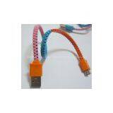 USB Data Cable Zipper Cable