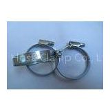 10 - 16mm Galvanized Hose Clamps White Zinc Plated 9mm Band Width