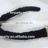 CG-CR094 Jumbo Fluffy Black Cat Tail for Adults Halloween Tail thumbnail-1