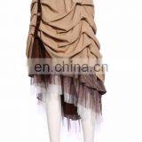 Steampunk Long Asymetrical Style Layered Skirt thumbnail-1