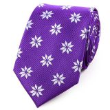 Extra Long Customized Polyester Woven Necktie Self-tipping Standard Length