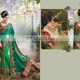 Heavy Wedding Design Function Saree thumbnail-2