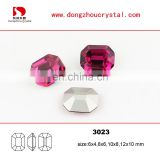 Nice Color Fuchsia Crystal Oval Fancy Loose Stone Beads