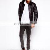 Leather Look Jacket With Faux Shearling thumbnail-4