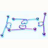 Ins Hot Money Love Ear Scrape Ear Pin Foreign Trade Earphone Wholesale Body Piercing Jewelry thumbnail-2