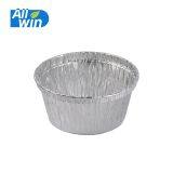 Disposable Small Takeaway Food Aluminum Foil Soup Bowl 4 oz Aluminum Foil Cups With Plastic Lid thumbnail-1