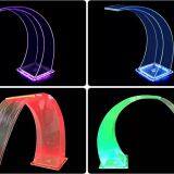 Swimming Pool Colorful Moon Waterfall