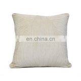 Super Soft Decor Throw Pillows Striped Velvet Cushion Cover Decorative Square Striped Warm Pillow Cases thumbnail-1