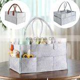 Hot Selling Soft Felt Baby Diaper Caddy Organizer thumbnail-4