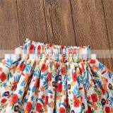 Fashion Baby Sets Lace Yellow Slip Tops And Floral Pants Summer Baby Girl Boutique Outfits thumbnail-5