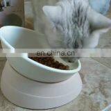 Manufacturer Wholesale Decent Quality Non-slip Portable Detachable Silicone Adjustable Angle Pet Dog Bowl thumbnail-1