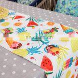 Digital Print 100% Polyester Printed Summer Fruit Table Cloth Runner for Wedding Party Banquet Decoration thumbnail-3