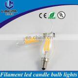 UL 120V Input Bright White 4500k Dimmable Transparent 6 Watt Led Candelabra E12 thumbnail-4
