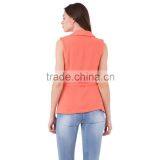 Sleeveless Fashion Lady Jacket /women Jacket