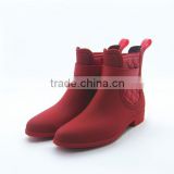 Fashionable Waterproof PVC Rain Boots For Women