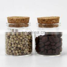 50 ml Clear Transparent Bottle Glass Jar With Cork Lid thumbnail-4