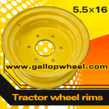 Steel Agricultural Tractor Wheel Rims 5.5x16 for 750-16 Tires thumbnail-1