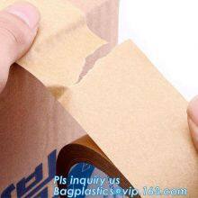 Kraft Paper Tape, Fiber Reinforced Gummed Kraft Paper Packing Reinforced Brown Tape Jointing Paper, Sealing Box, Bundling Box, BundlE thumbnail-2