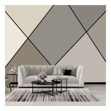 Geometric Three-dimensional Mural Luxury Living Room Decoration 3D Colorful Mural Drop Ship thumbnail-5
