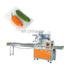 Plastic Tray Automatic Packaging Leafy Vegetable Horizontal Flow Packaging Machine For Supermarket Farm