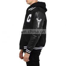 Custom Made Satin Varsity Jacket/ Satin Baseball Varsity Jacket thumbnail-3