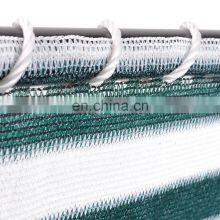 Dark green or black color of the privacy screen net  mesh tarps