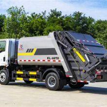 Rear-loading Compression Garbage Truck 10 Square Rear-hanging Bucket Domestic Garbage Truck thumbnail-2