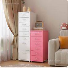 HN-OCM6 Mobile Steel Organizer Cabinet With Labels & Handles, 6-Tier, Metal Storage Drawer for Medical Clinic & Pharmacy, Secure Design thumbnail-1