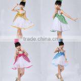 Latest Children Kids Ballroom Sequin Dress Latin Dance Costume Modern Dance Costumes Children thumbnail-1
