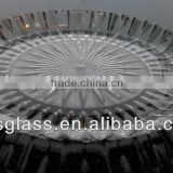 concise style glass fruit plate T365mm