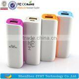 Free Logo 2600mah Mini Lipstick Power Bank thumbnail-2