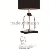 Cheap Price Black Stainless Steel Base Crystal Table Lamp for Home and Hotel thumbnail-1