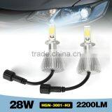 Auto Car Led Headlight 28W Headlamp h3 Bulb thumbnail-1