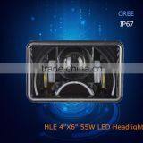 New Arrival Smart Design 55W 4"X6" LED Headlight for Truck,off Road thumbnail-1