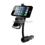 Amazon Hot Sale Mobile Bluetooth Hands-free FM Transmitter With MP3, Usb Car Charger