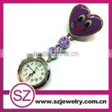 Top Quality China Movement Heart Shaped Nurse Pocket Watch With Nurse Watch thumbnail-4