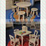 Small Solid Wood Kids Square Dining Table for Kindergarten Activity#SP-P007 thumbnail-5