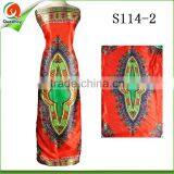 Dashiki Fabric Satin Silk Printed Hollandais Wax in Bangalore thumbnail-2