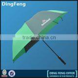 29" GOLF UMBRELLA WITH DOUBLE RIBS AND GRAY/GREEN COLOR