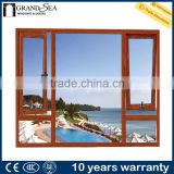 1.6 mm thermal break aluminum window for heat and sound insulation