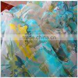 Flower Print Fabric/Flower Design Printed Chiffon Fabric/Printed Floral Chiffon Fabric